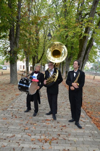 La Fanfare des 3 Monsieurs : Emmanuel Vergnaud, Pascal Peroteau, Philippe blanc