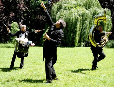 La Fanfare des 3 Monsieurs : Emmanuel Vergnaud, Pascal Peroteau, Philippe blanc